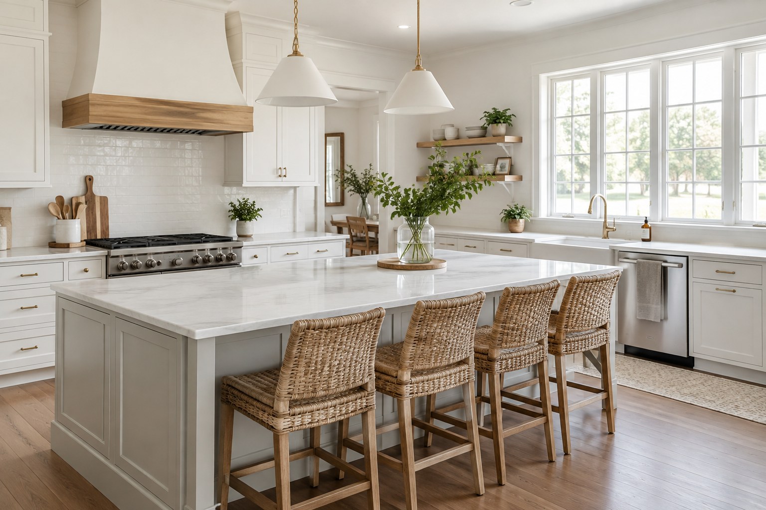A bright central Indiana kitchen